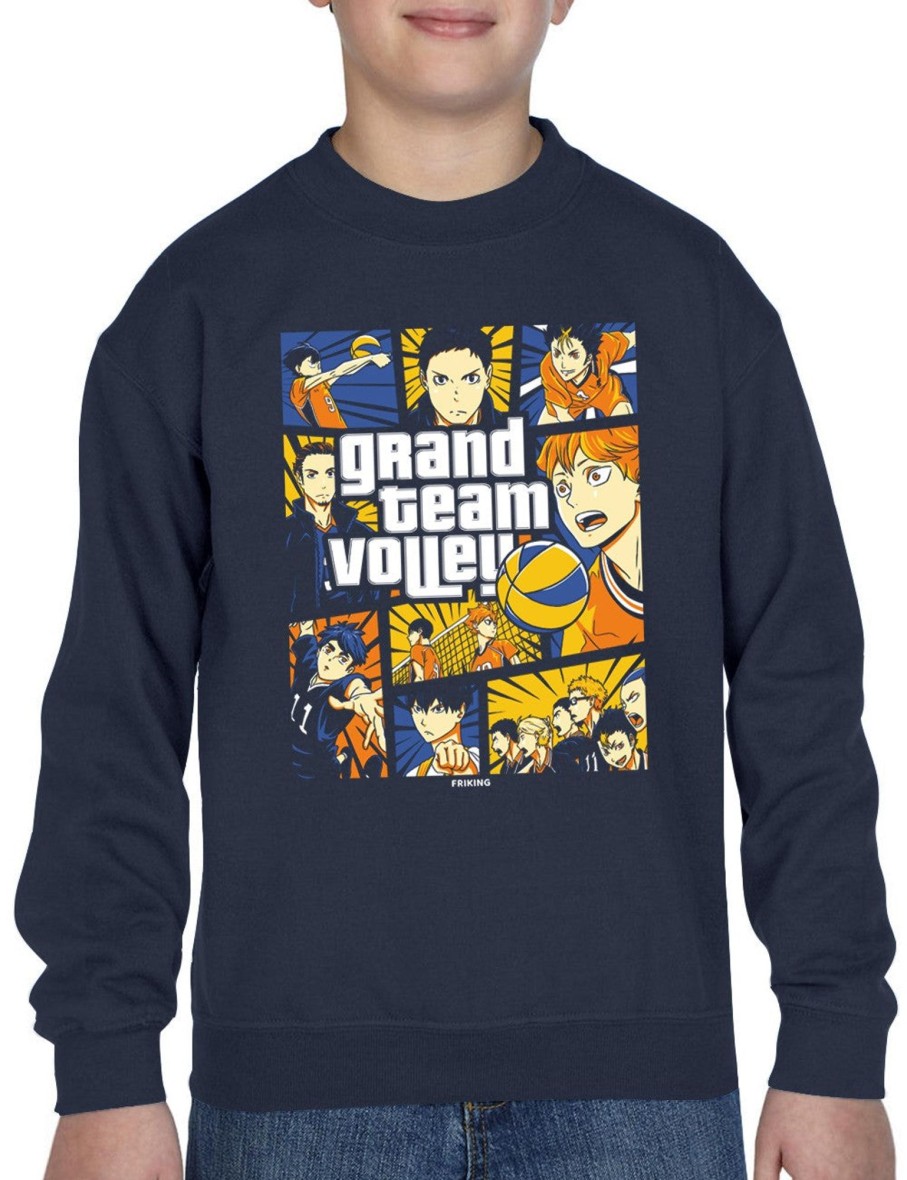 Friking Grand Team Volley - 290 | Sudaderas Sin Capucha Nino