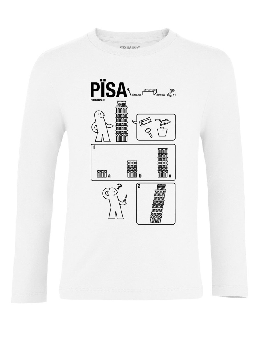 Friking Pisa - 681 | Camisetas Manga Larga Nino