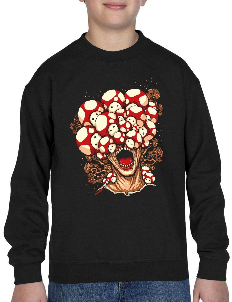 Friking Fungus Face - 657 | Sudaderas Sin Capucha Nino