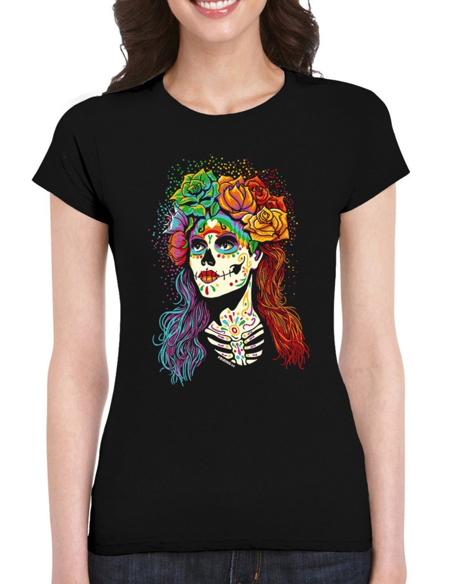 Friking Catrina Rainbow - 686 | Camisetas Mujer