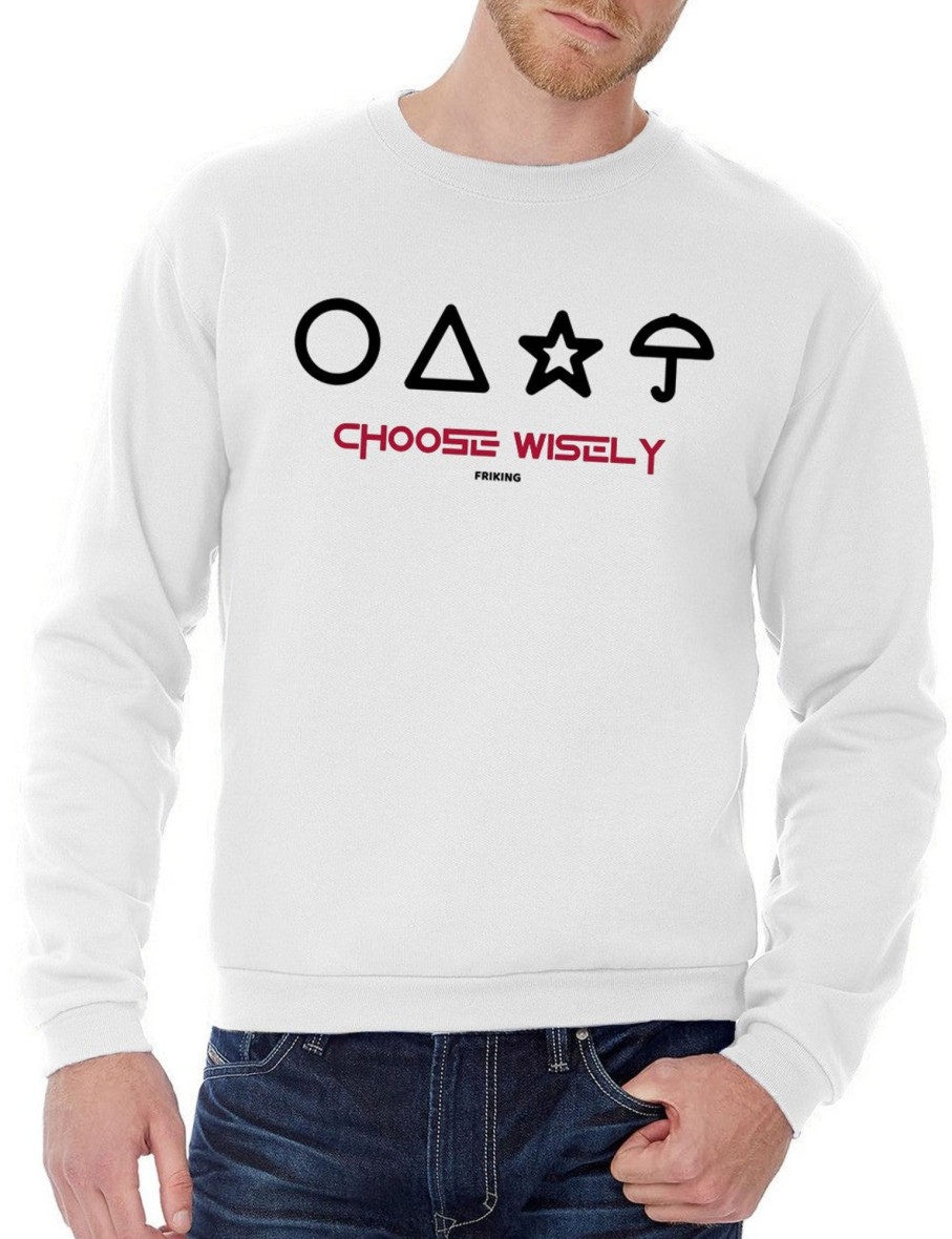 Friking Choose Wisely - 260 | Sudaderas Sin Capucha Uni