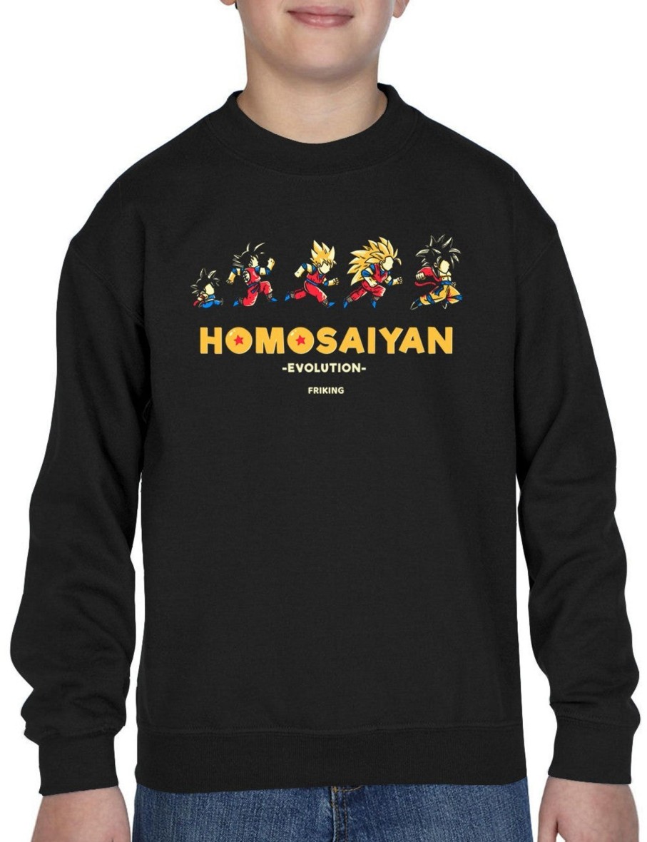 Friking Homosaiyan Evolution - 16 | Sudaderas Sin Capucha Nino