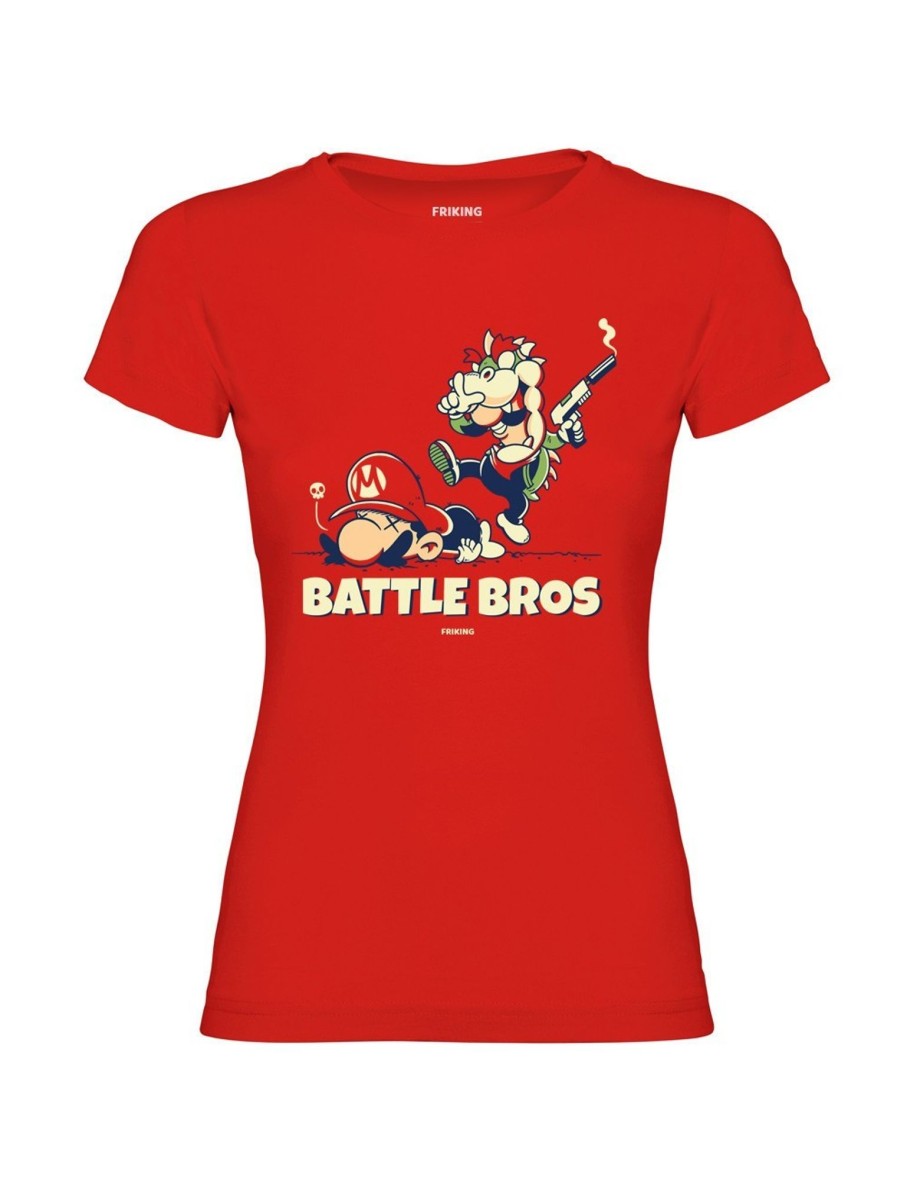 Friking Battle Bros - 199 | Camisetas Mujer