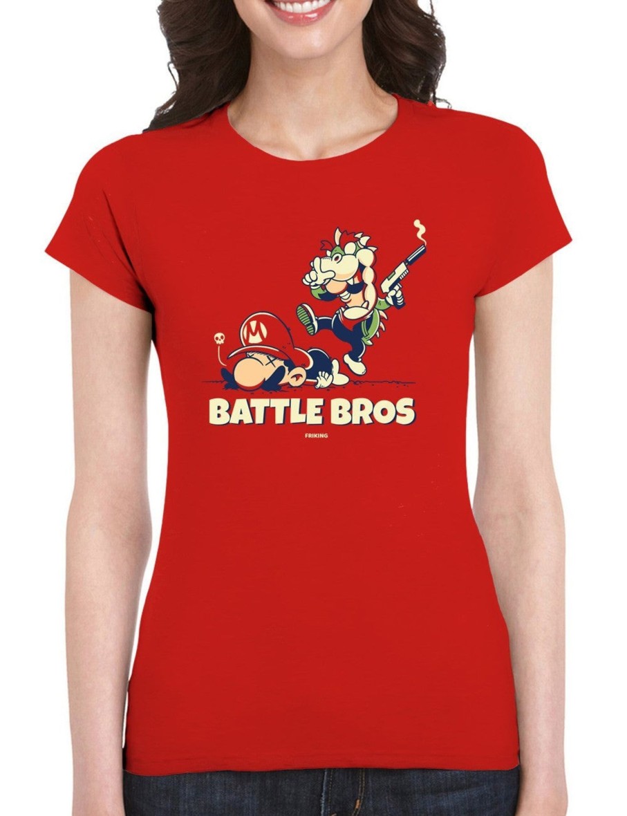 Friking Battle Bros - 199 | Camisetas Mujer