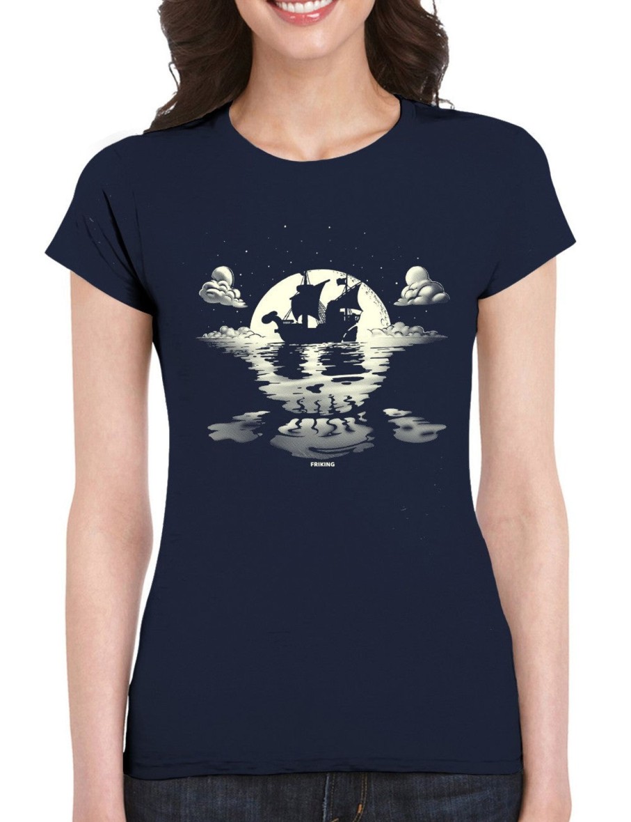 Friking Pirate Moonlight - 280 | Camisetas Mujer