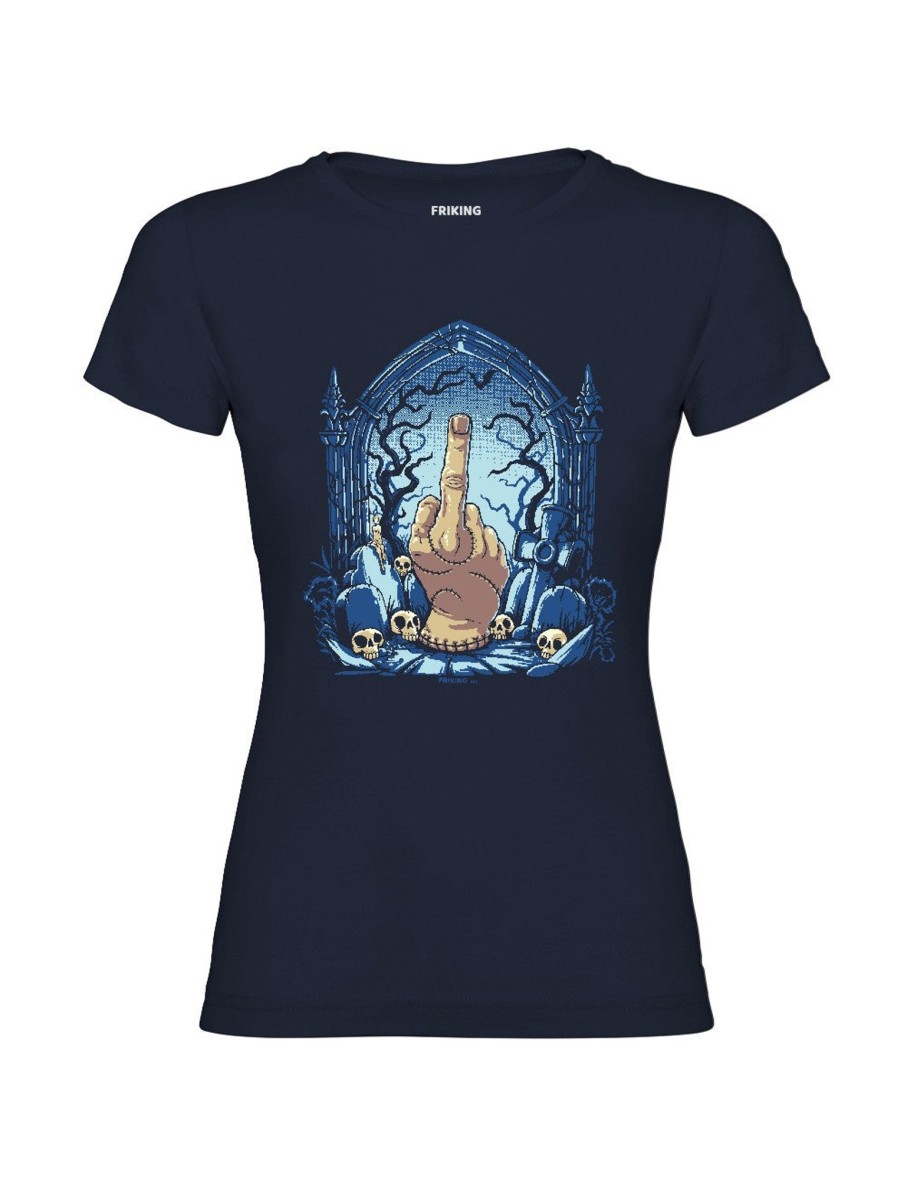 Friking Creepy Finger - 652 | Camisetas Mujer