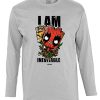 Friking I Am Invincible - 60 | Camisetas Manga Larga Hombre