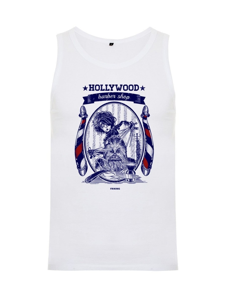 Friking Hollywood Barber Shop - 70 | Camisetas De Tirantes