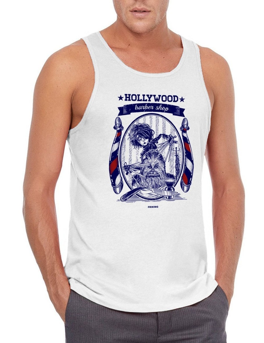 Friking Hollywood Barber Shop - 70 | Camisetas De Tirantes