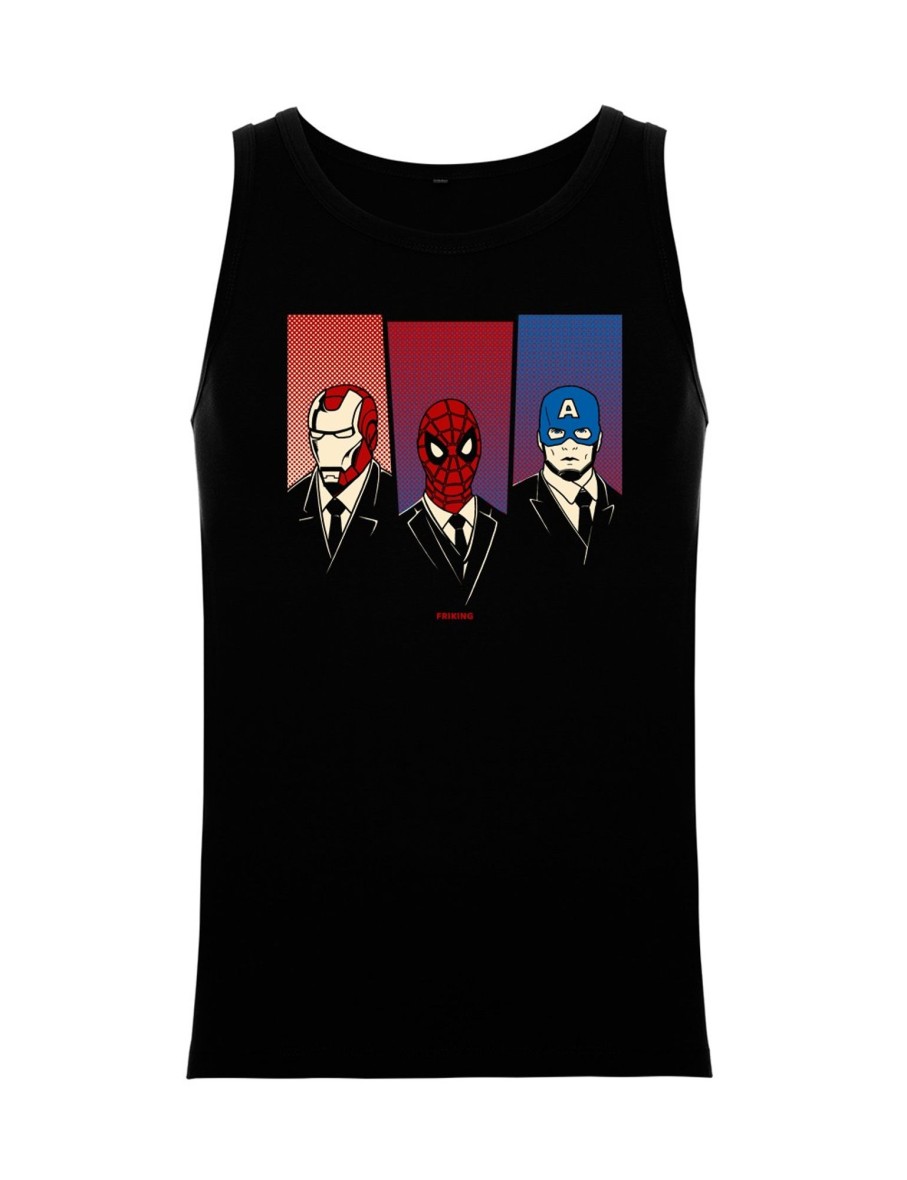 Friking Heroes In Suit - 286 | Camisetas De Tirantes