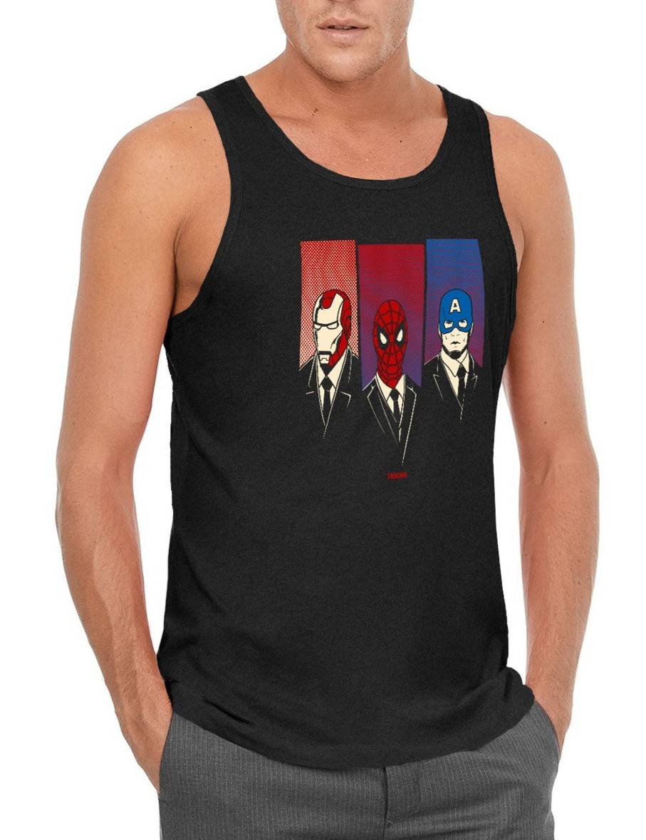 Friking Heroes In Suit - 286 | Camisetas De Tirantes