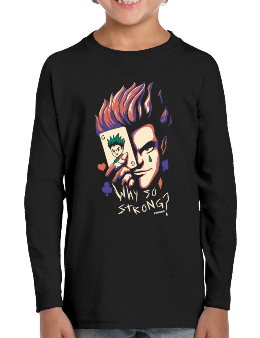 Friking Why So Strong? - 173 | Camisetas Manga Larga Nino