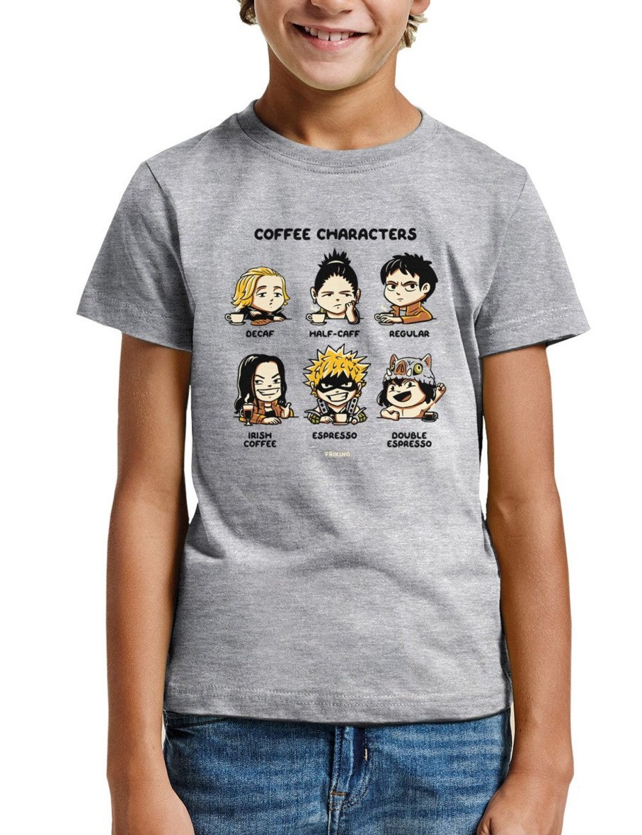 Friking Coffee Characters - 368 | Camisetas Nino