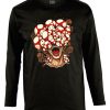 Friking Fungus Face - 657 | Camisetas Manga Larga Hombre