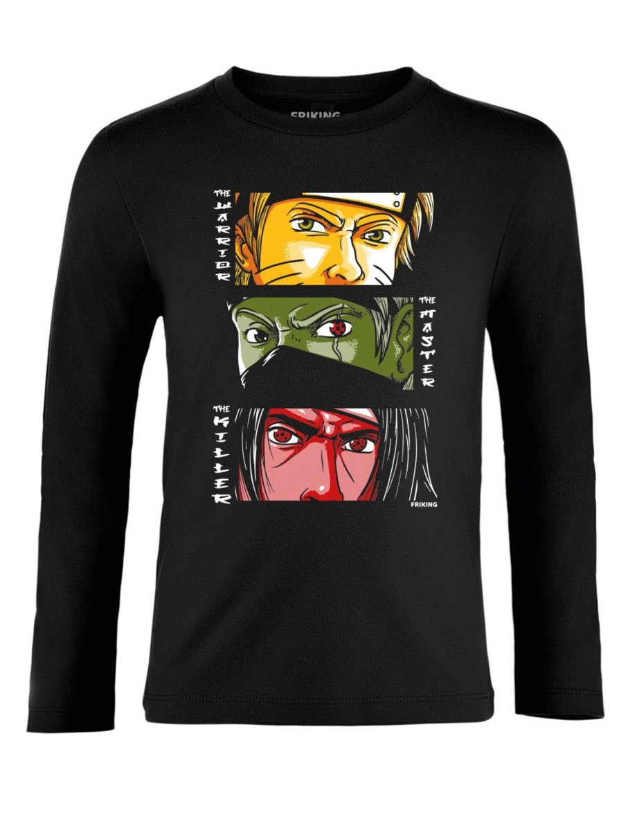 Friking The Warrior, The Master And The Killer - 359 | Camisetas Manga Larga Nino