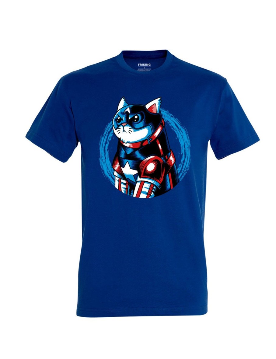 Friking Cat America - 381 | Camisetas Nino