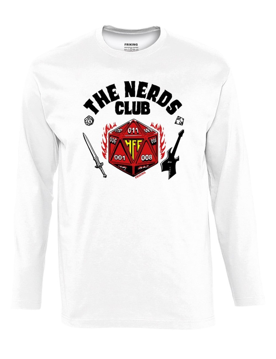 Friking The Nerds Club - 394 | Camisetas Manga Larga Hombre