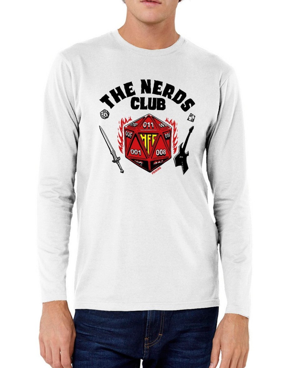 Friking The Nerds Club - 394 | Camisetas Manga Larga Hombre