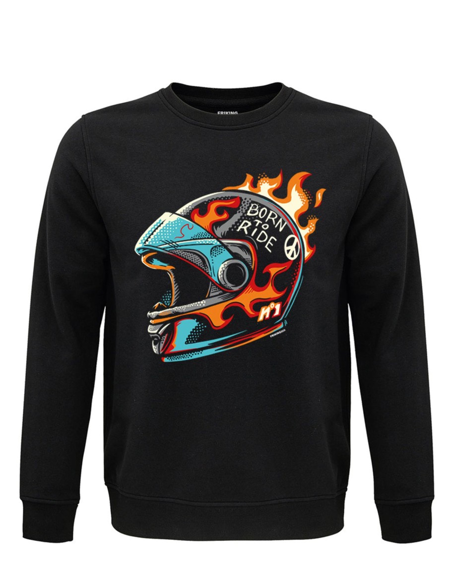 Friking Born To Ride - 302A | Sudaderas Sin Capucha Nino