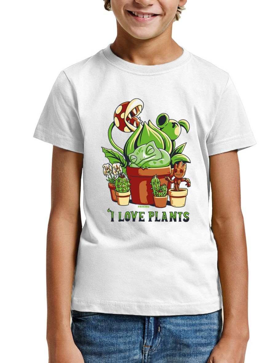 Friking I Love Plants - 563 | Camisetas Nino