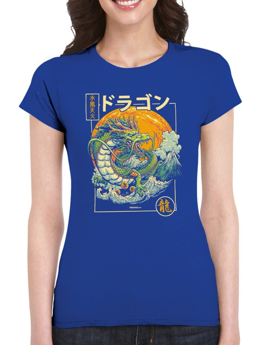 Friking Dragon Sun - 355A | Camisetas Mujer