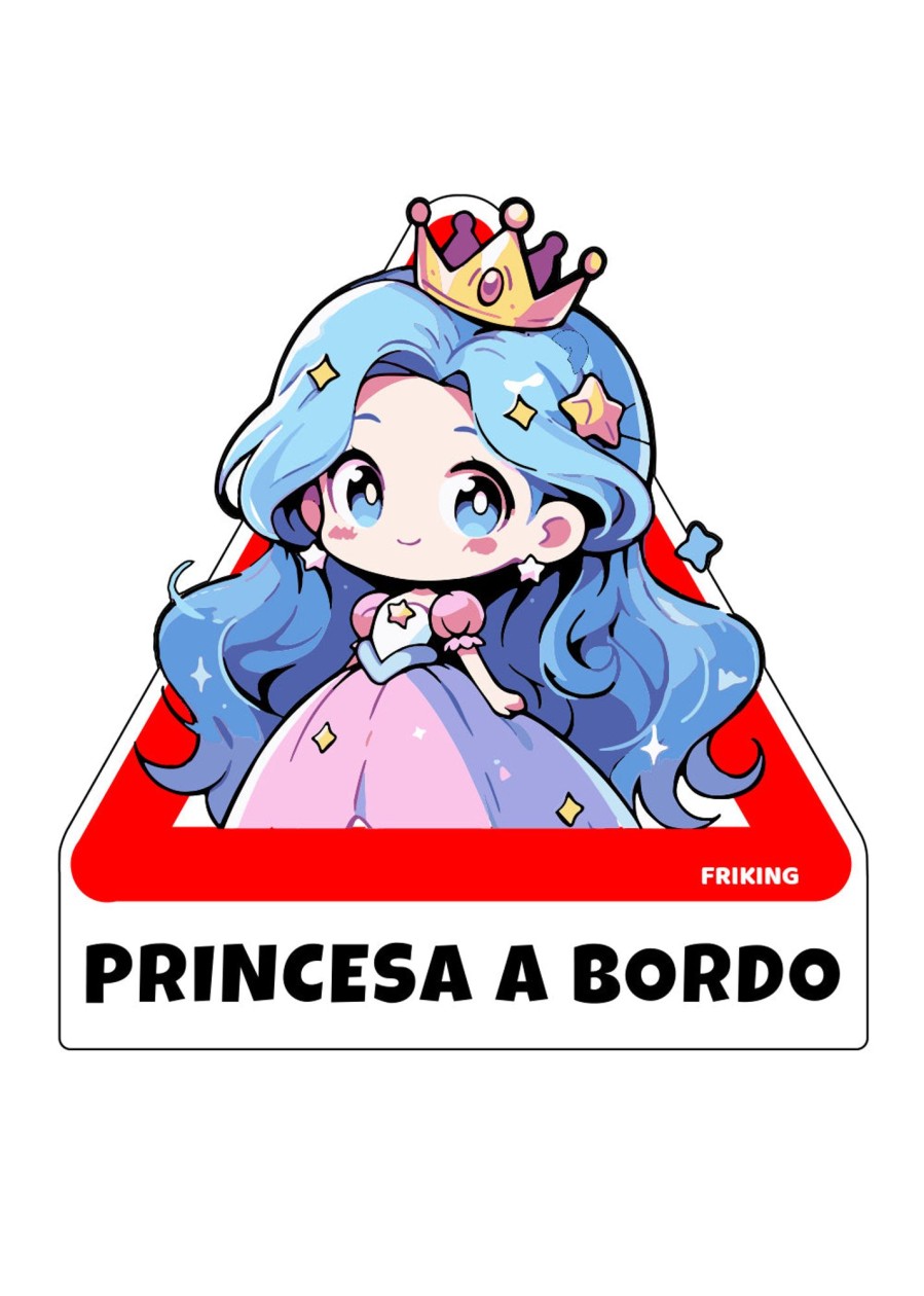 Friking Princesa A Bordo | Vinilos De Coche