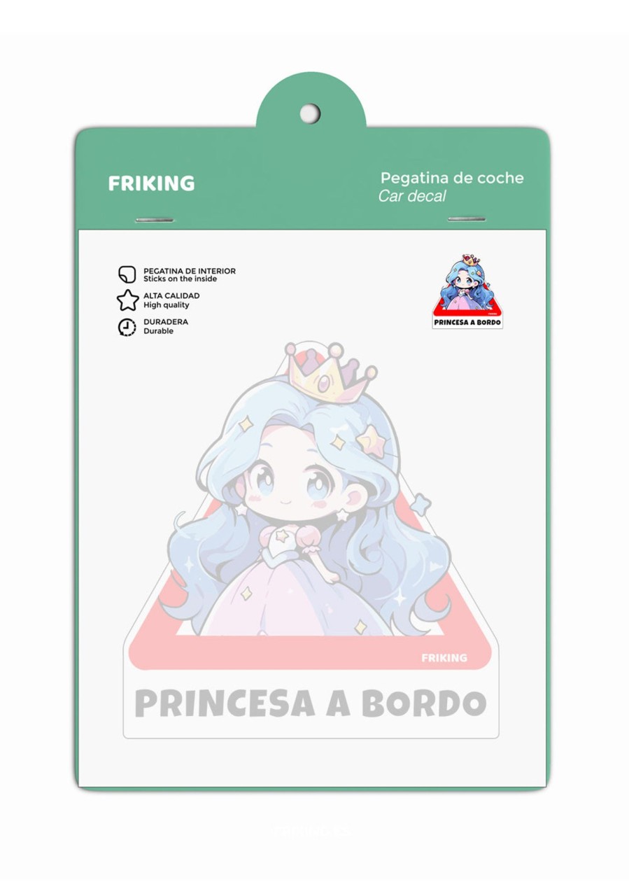 Friking Princesa A Bordo | Vinilos De Coche