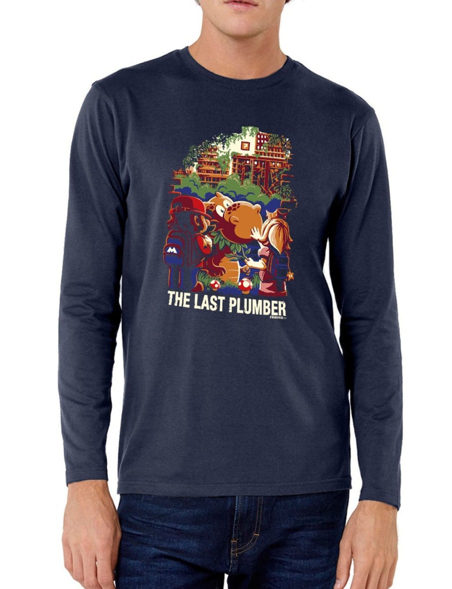 Friking The Last Plumber - 675 | Camisetas Manga Larga Hombre