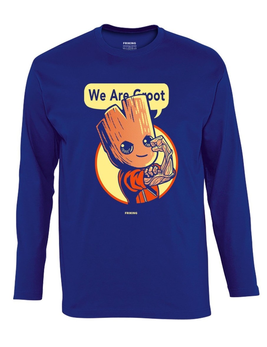 Friking We Are Groot! - 51 | Camisetas Manga Larga Hombre