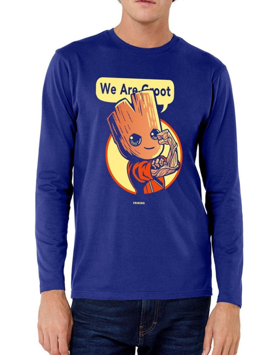 Friking We Are Groot! - 51 | Camisetas Manga Larga Hombre