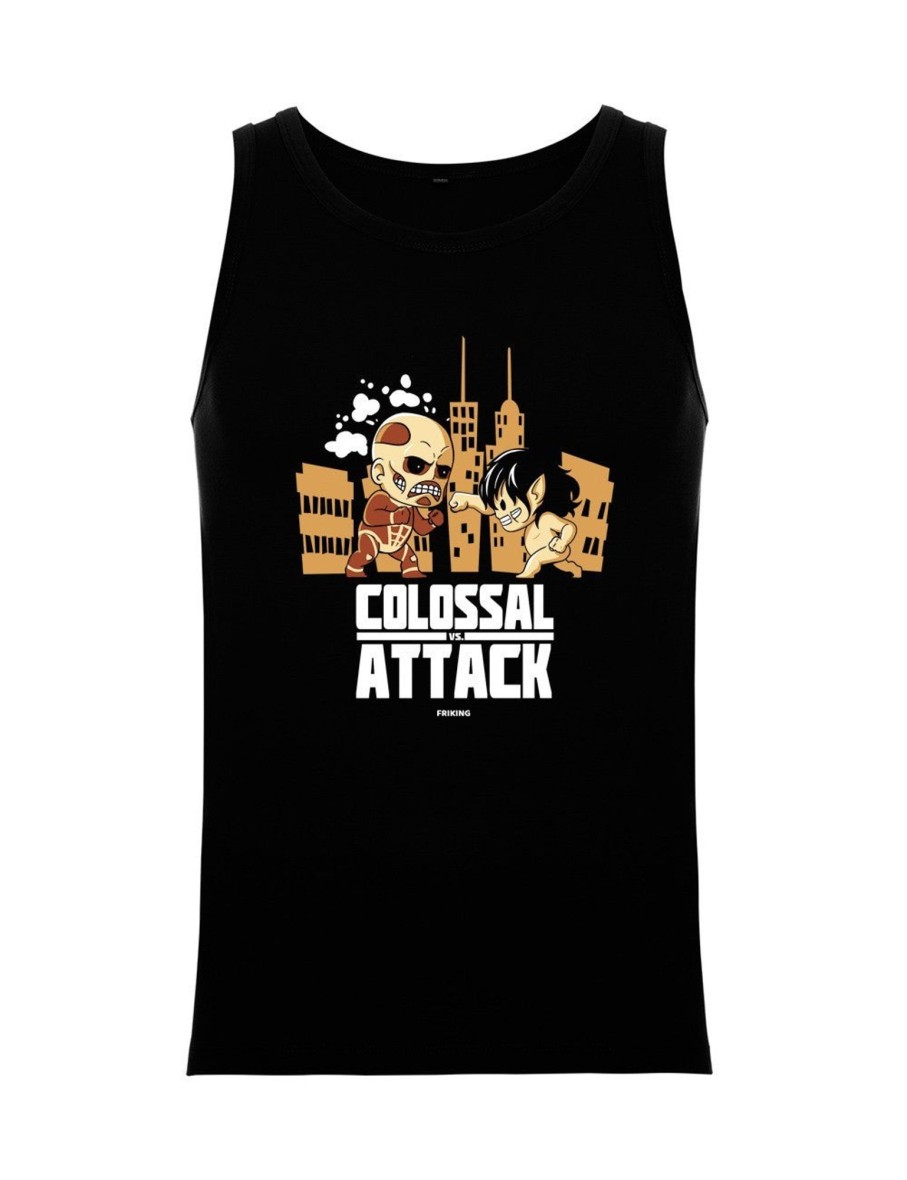 Friking Colossal Vs Attack - 9 | Camisetas De Tirantes