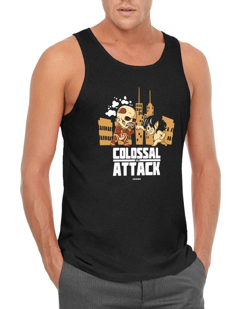 Friking Colossal Vs Attack - 9 | Camisetas De Tirantes