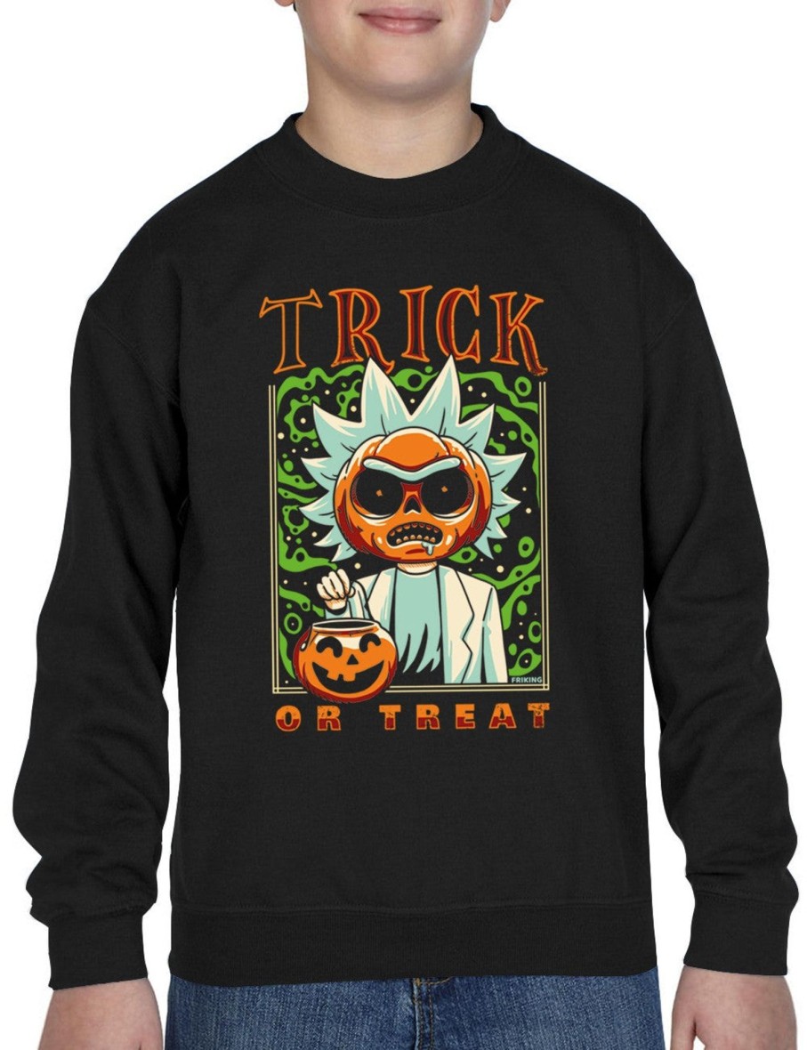 Friking Trick Or Treat - 477 | Sudaderas Sin Capucha Nino