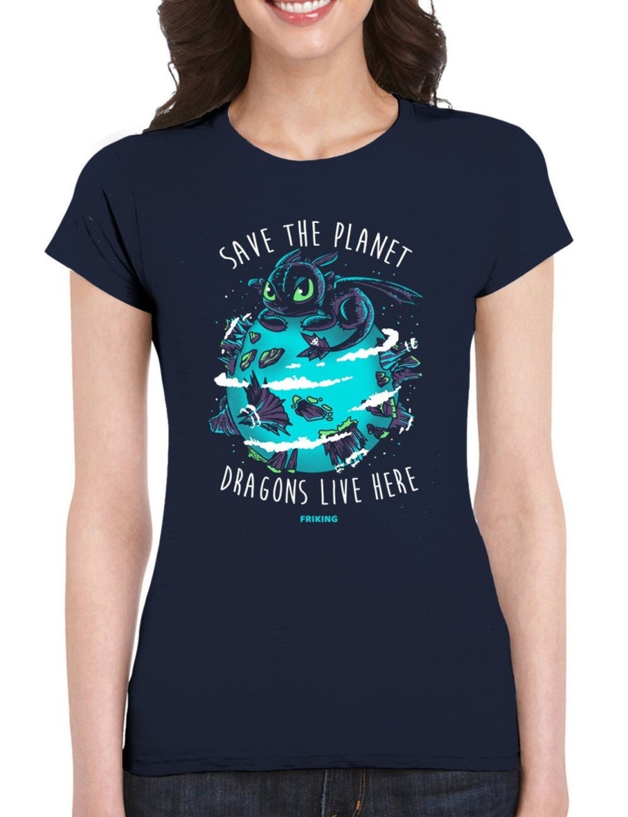 Friking Planet Dragons - 63 | Camisetas Mujer