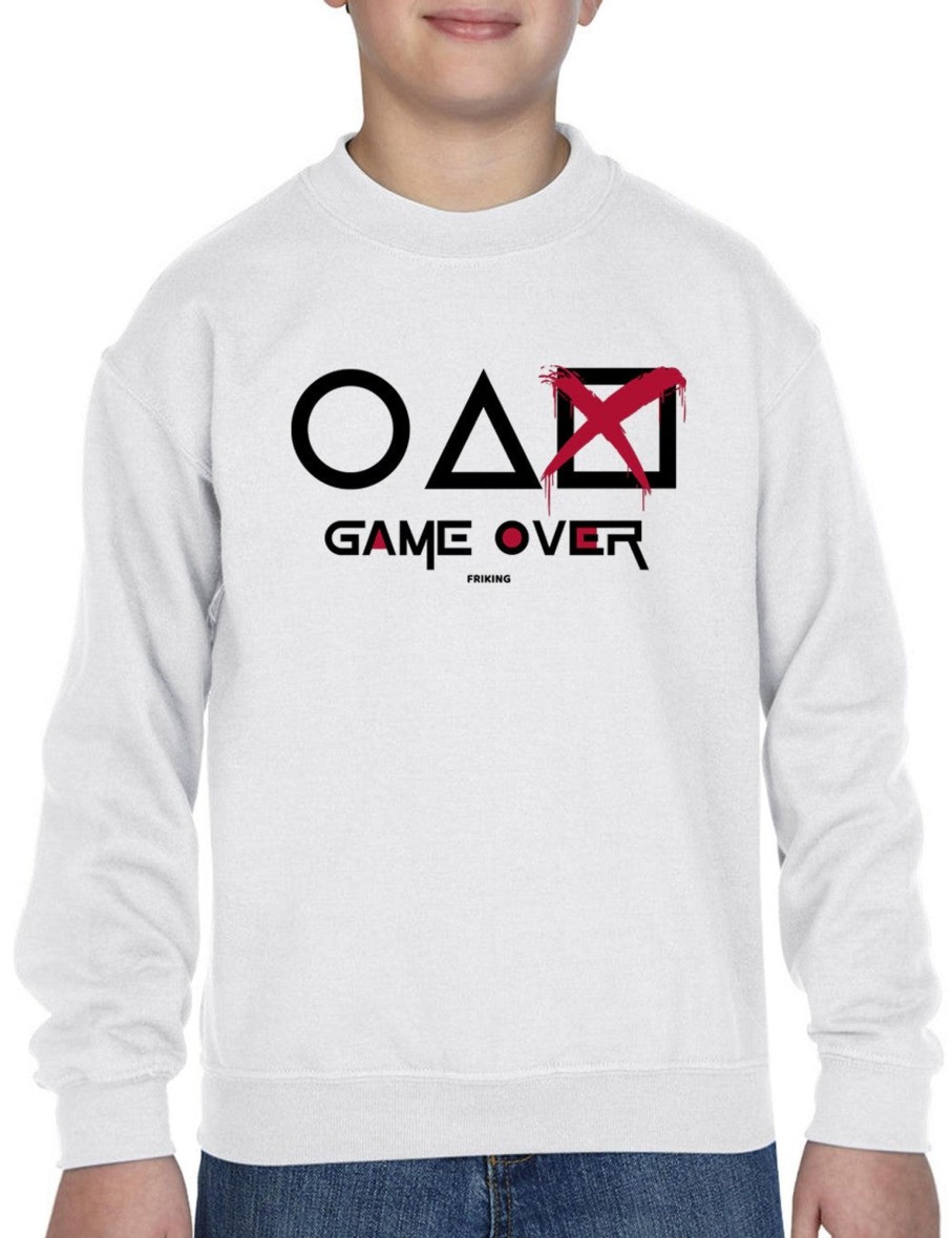 Friking Game Over Squid - 261 | Sudaderas Sin Capucha Nino