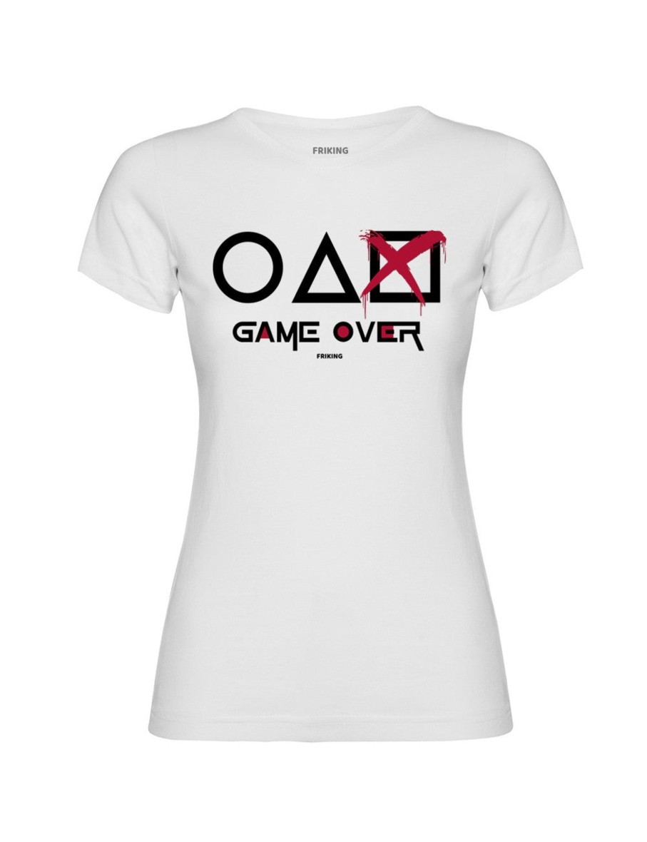 Friking Game Over Squid - 261 | Camisetas Mujer