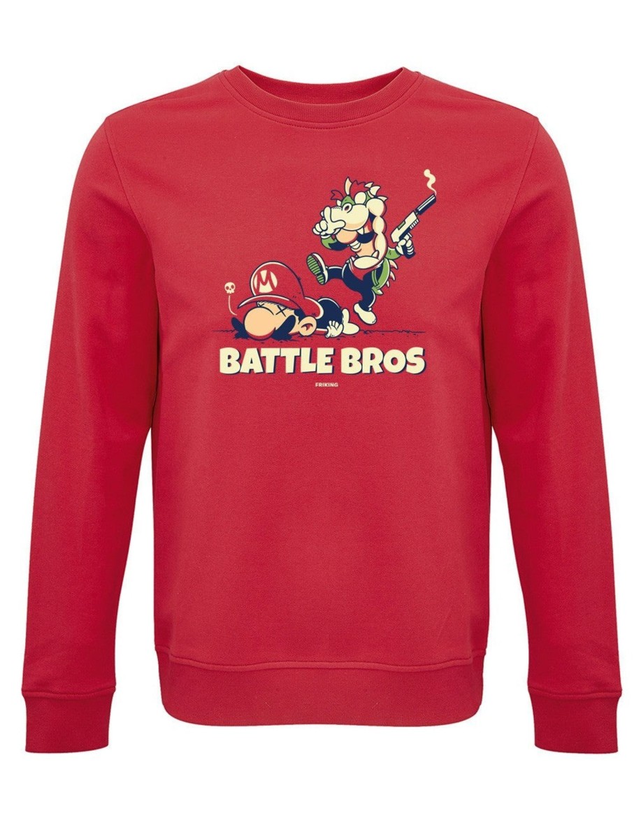 Friking Battle Bros - 199 | Sudaderas Sin Capucha Uni