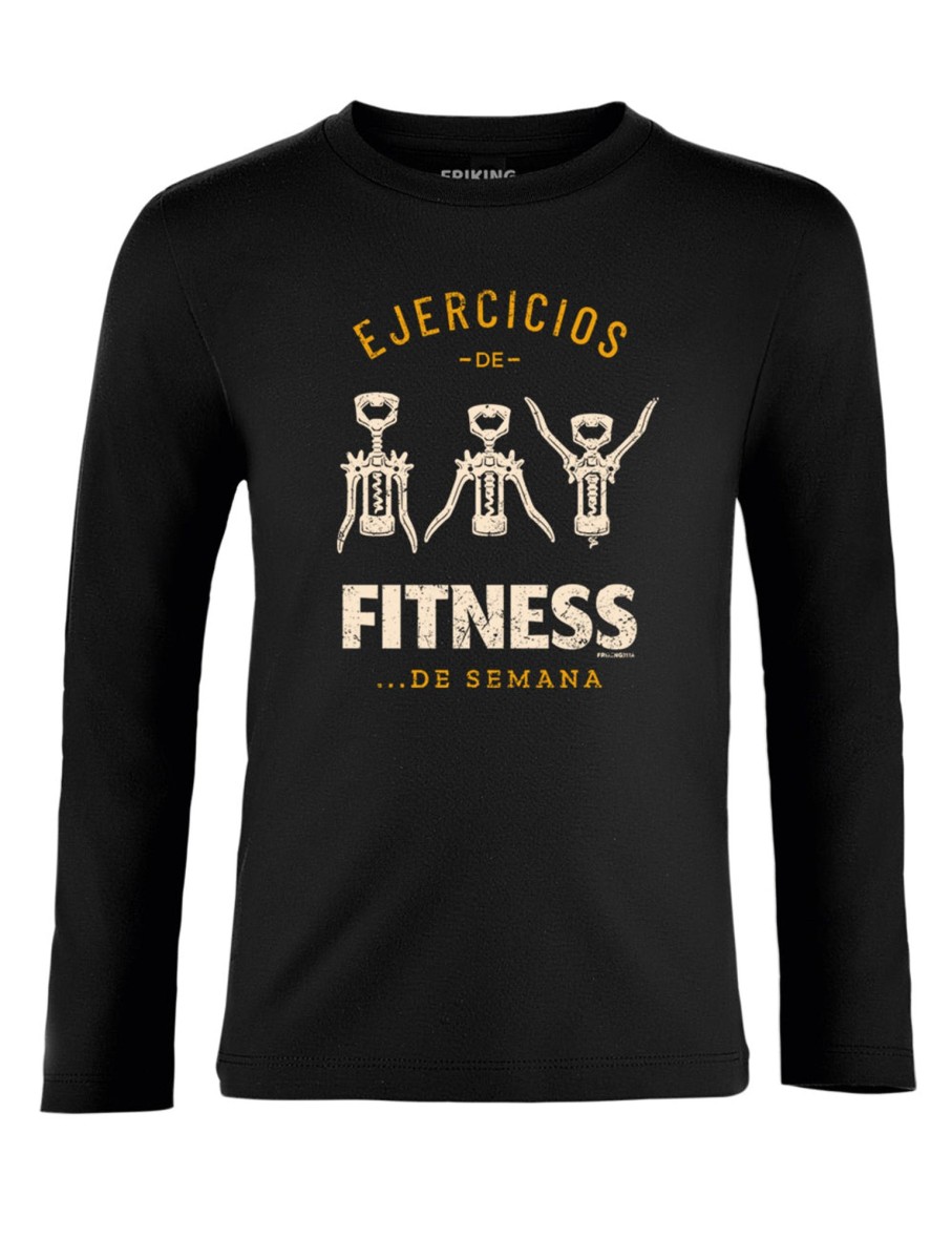 Friking Fitness De Semana - 311A | Camisetas Manga Larga Nino