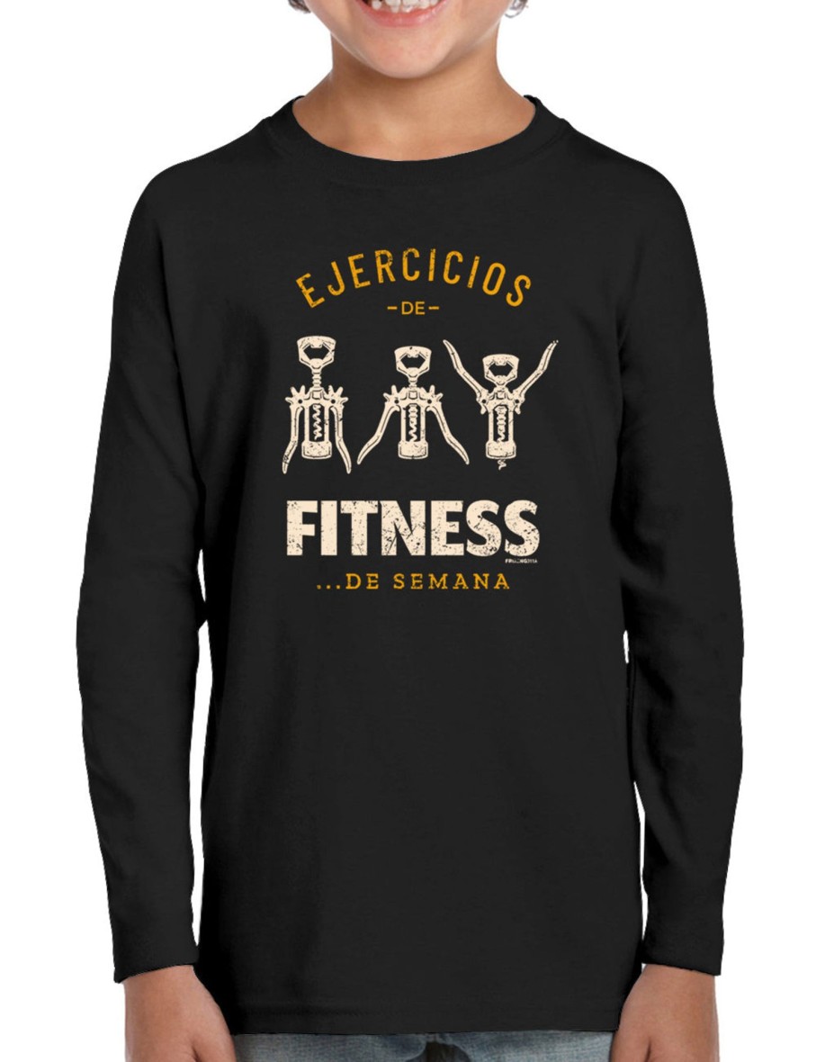 Friking Fitness De Semana - 311A | Camisetas Manga Larga Nino