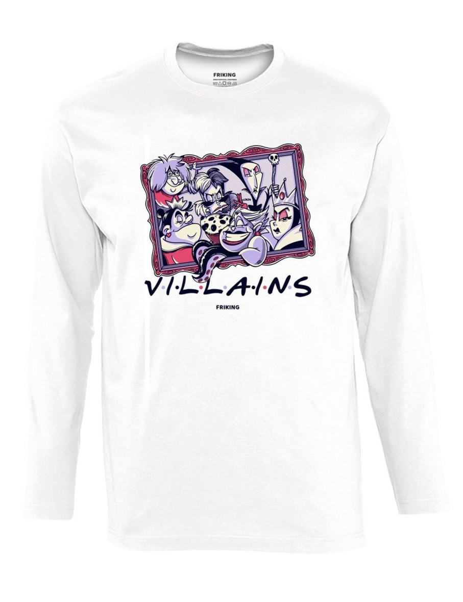 Friking Villains - 79 | Camisetas Manga Larga Hombre