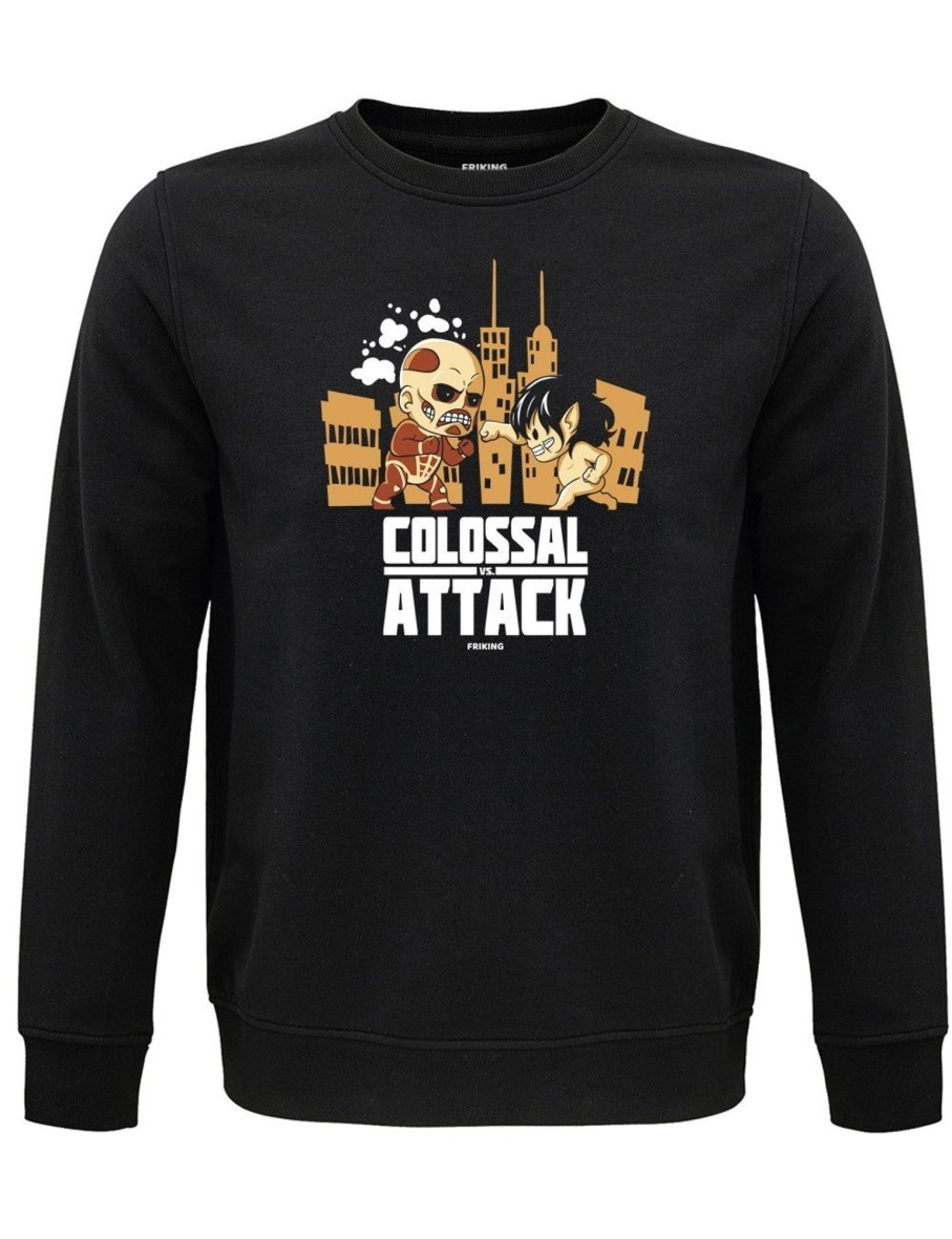 Friking Colossal Vs Attack - 9 | Sudaderas Sin Capucha Uni