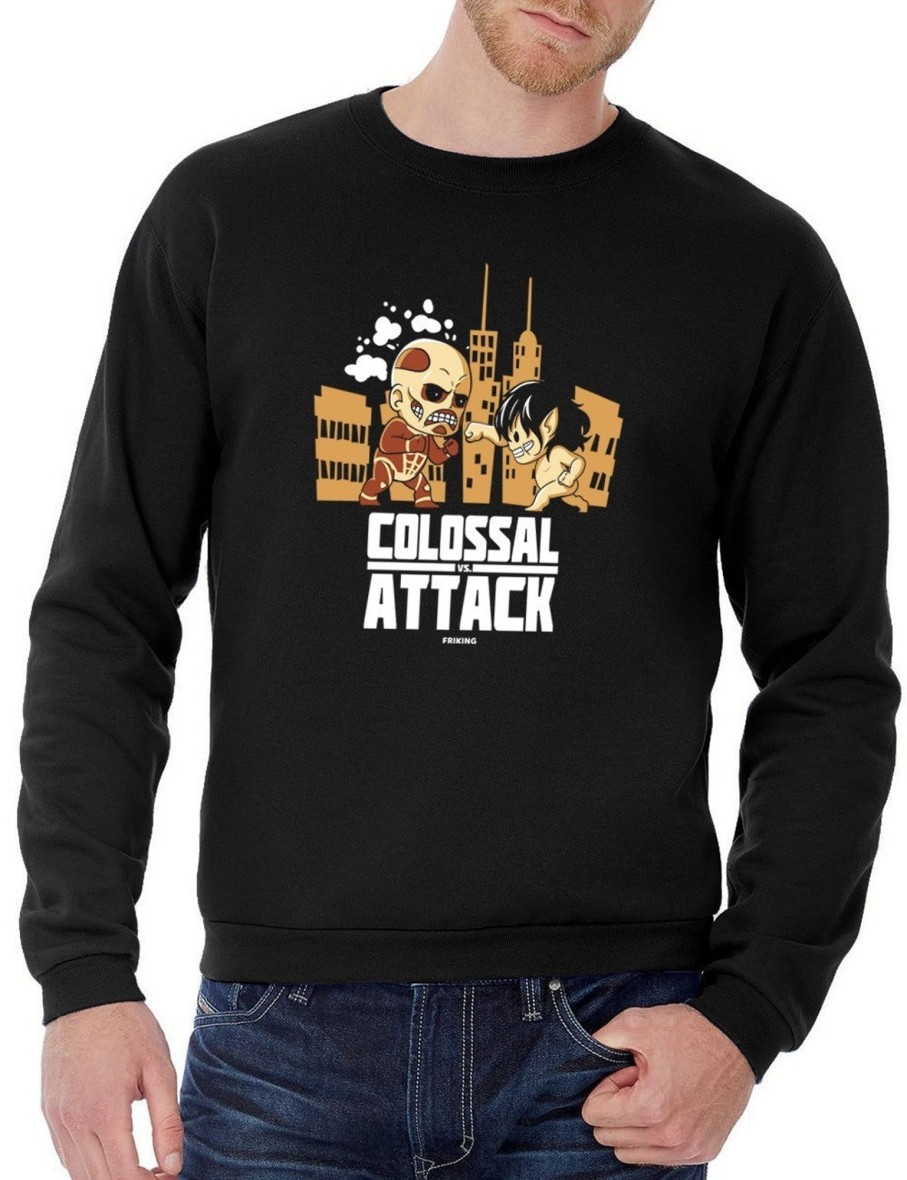 Friking Colossal Vs Attack - 9 | Sudaderas Sin Capucha Uni