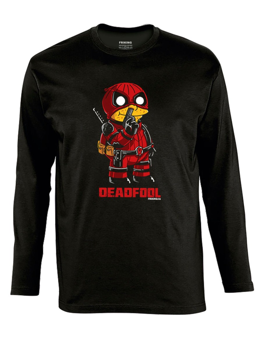 Friking Deadfool - 279A | Camisetas Manga Larga Hombre