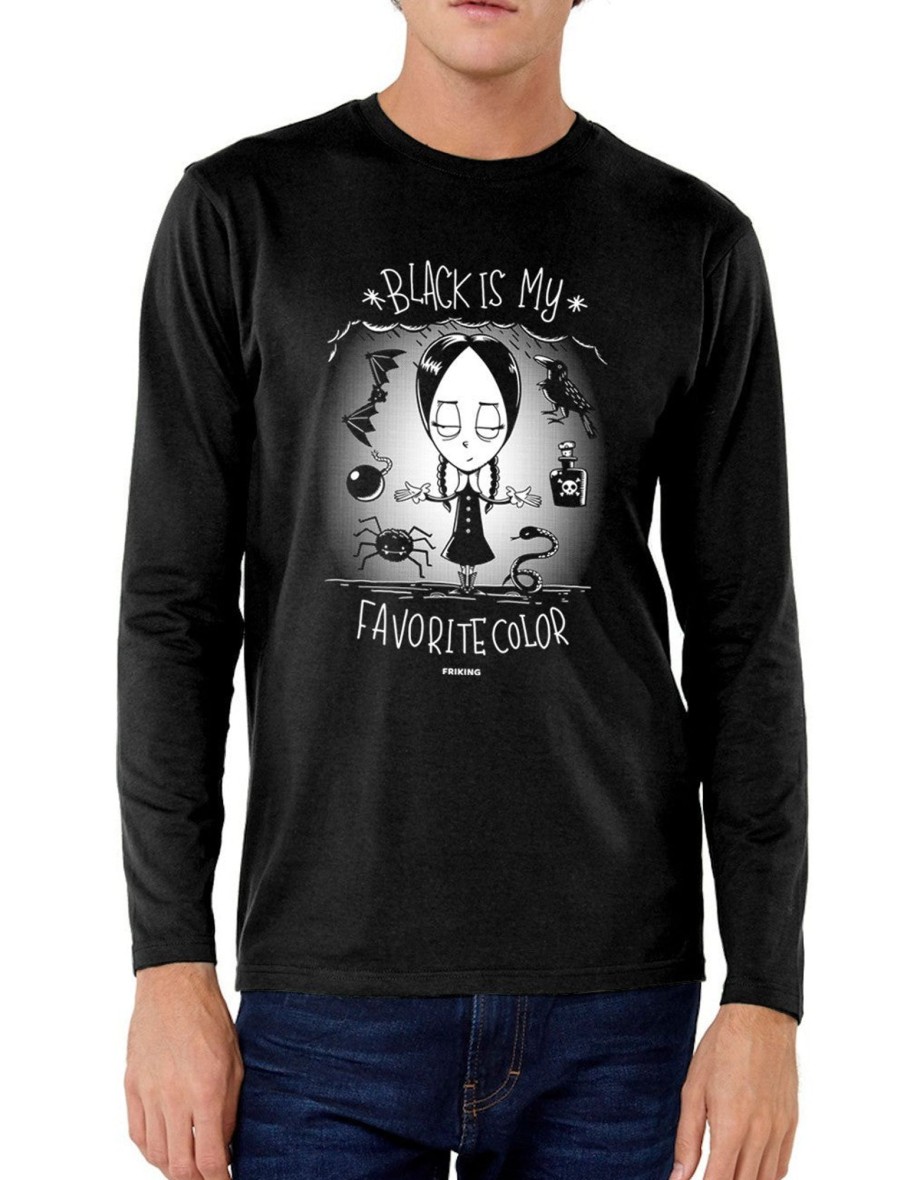 Friking Black Is My Favorite Color - 47 | Camisetas Manga Larga Hombre