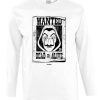 Friking Wanted Thief - 201 | Camisetas Manga Larga Hombre