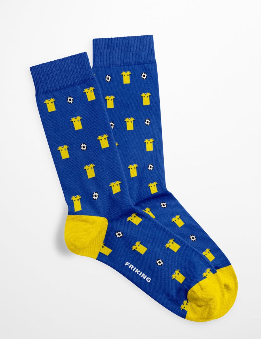 Friking Calcetines Friking - Equipo Amarillo Y Azul | Calcetines