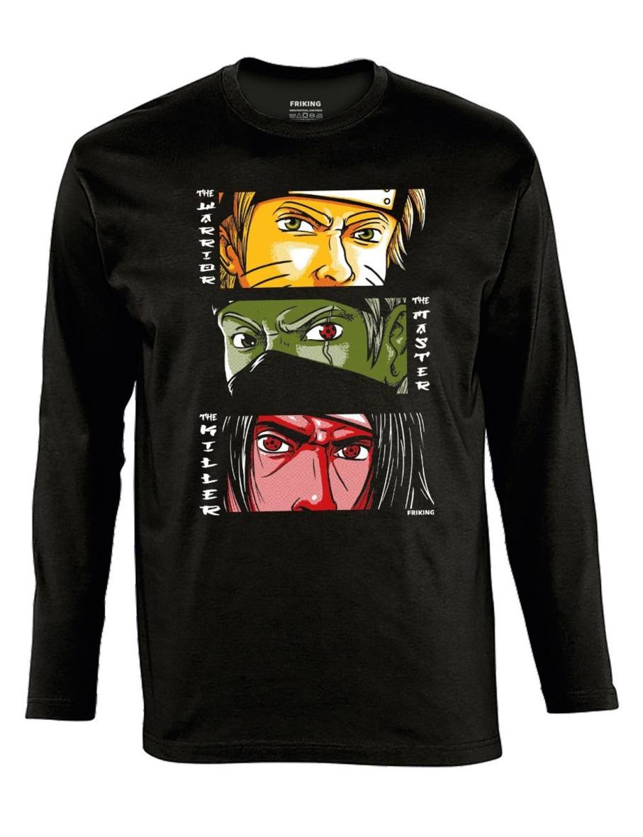 Friking The Warrior, The Master And The Killer - 359 | Camisetas Manga Larga Hombre