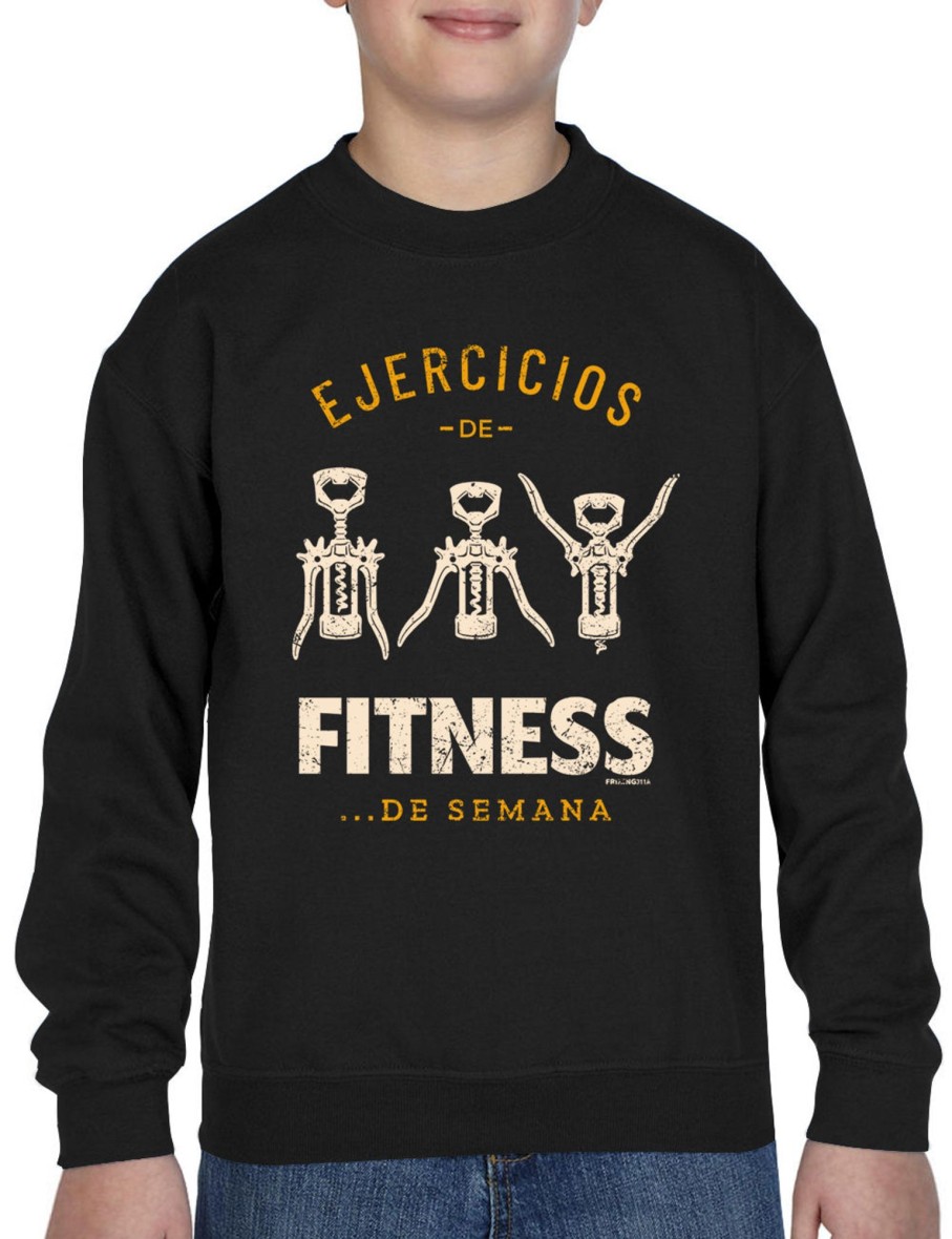 Friking Fitness De Semana - 311A | Sudaderas Sin Capucha Nino