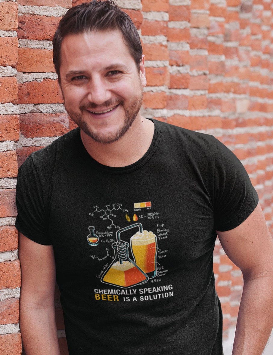 Friking Beer Is A Solution - 306A | Camisetas Hombre