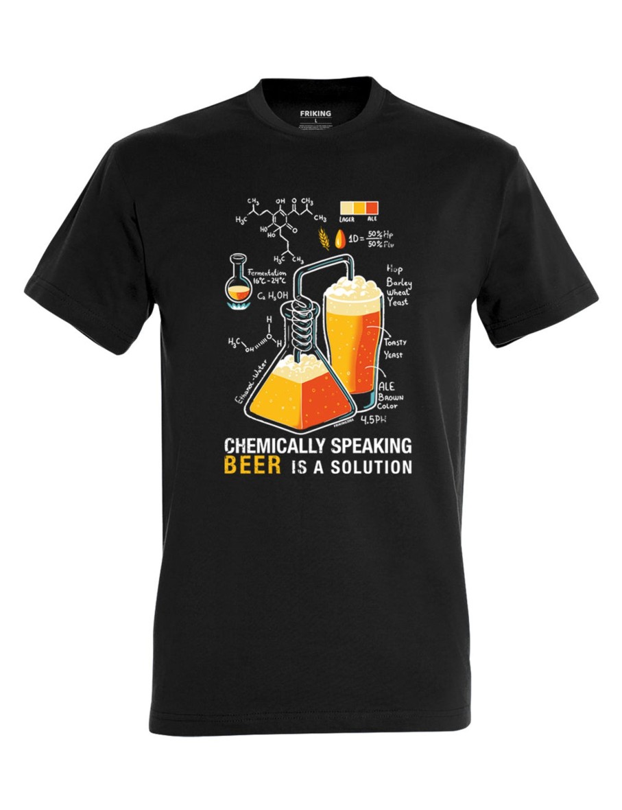 Friking Beer Is A Solution - 306A | Camisetas Hombre